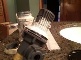 bathroom sink drain pipe washer