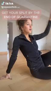 Stretching For The Splits Video Dancer Workout Gymnastics Workout Gym Workout For Beginners