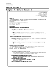 Sample High School Resume And Cover Letter Free Download