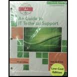 A+ guide to it technical support, 9th edition 5 day textbook: A Guide To It Technical Support Looseleaf Custom 9th Edition 9781337814829 Textbooks Com