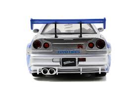 jada toys jada toys 1/24 FAST&FURIOUS Minicar BRIAN'S NISSAN SKYLINE GT-R( R34) - want.jp