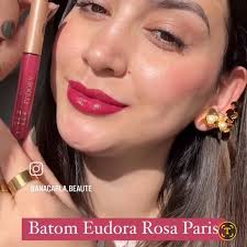 BATOM LÍQUIDO SEMI MATTE EUDORA SOUL ROSA PARIS