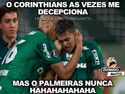 Depois da emoção até o último segundo, o palmeirense extravasou e com o coração tranquilo usou e abusou das brincadeiras com o rival nas redes sociais. O Corinthians As Vezes Me Decepciona Mas O Palmeiras Nunca Haha Memes Do Futebol Memes Melhores Memes