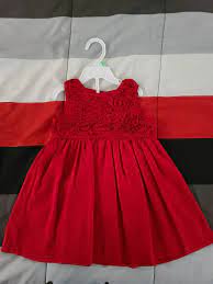 Carters red dress