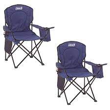 coleman oversized quad chair with cooler pouch blue set https www amazon com dp b07svypx57 ref cm sw r coleman camping chairs coleman camping furniture