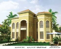 مخطط فيلا خليجى طابقين 367 متر مربع architectural design house plans 3d house plans new house plans