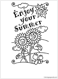 Check spelling or type a new query. Enjoy Your Summer Coloring Pages Nature Seasons Coloring Pages Coloring Pages For Kids And Adults