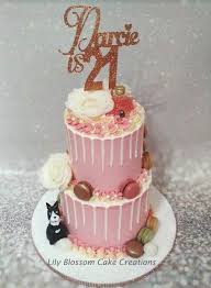 21st Rose Gold 21 Birthday Cake Rose Gold 21st Birthday Cake Cake By Lily Blossom Cake Creations 21st Birthday Cake Cake Birthday Cake