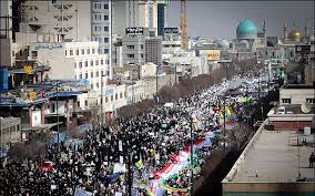 راهپیمایی با شکوه یوم الله ۲۲ بهمن در مشهد برگزار شد - خبرگزاری شبستان ،  رسانه حوزه دین ، فرهنگ و اندیشه