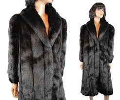 Black And White Polka Dot Fur Coat Faux Fur Coat Sz M L Vintage 80s Saxton Hall Long Blackish Etsy Faux Fur Coat Fur Coat Vintage Winter Coat