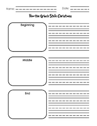 How The Grinch Stole Christmas Retelling Worksheet In 2020 Grinch Worksheets Retelling
