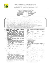 Apr 29, 2019 · pada kesempatan kali ini kakak ingin membagikan kumpulan contoh soal pilihan ganda bahasa indonesia kelas 8/viii semester 1 atau semeser ganjil kurikulum 2013 (k13) dan kunci jawabannya. Soal Pas B Indo Kelas 8