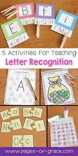 Letter Recognition Preschool Activities Alphabet Activities Teaching Letter Recognition