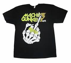 Clothing Alstyle Apparel Adult Machine Gun Kelly Finger Black T Shirt 6045