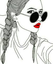 Pinterest Lxciiie Dessins De Fille Dessin Noir Et Blanc Dessin Visage