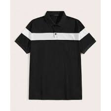 Black And White Polo Shirt Https Www Ready One Com Men Polo Shirts Black White Contrast Panel Polo Shirt In 2020 Shirts Polo Shirt Polo