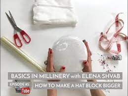 Basics In Millinery How To Make Crown Hat Block Bigger Hattutorial Hatblock Millinery Youtube Hat Blocks Make A Crown Millinery
