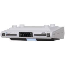 cabinet kitchen clock radio music