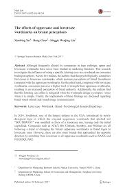 I'm having trouble getting this. Pdf The Effects Of Uppercase And Lowercase Wordmarks On Brand Perceptions