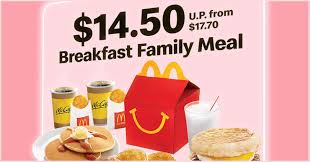 The family deal costs $27.95 and includes your choice of the following: Mcdonald S 14 50 Breakfast Family Meal Deal From 18 20 Jan 2021