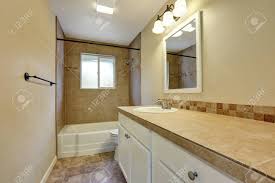 tile wall trim, vanity.. stock photo
