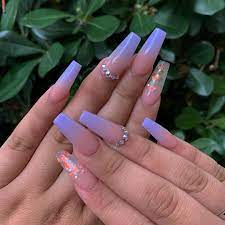 Pin By Ciara Knight On Mukormok Diszitesek Nail Art Ombre Acrylic Nails Purple Acrylic Nails Best Acrylic Nails