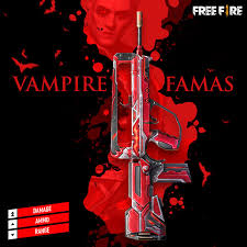 The famas fires 3 bullets at a time, and is very deadly in the medium to long range. The Vampire Famas Gun Skin Has Been Garena Free Fire Facebook