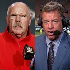 BREAKING: Kansas City Chiefs head coach Andy Reid has filed a lawsuit  against NFL FOX commentator Troy Aikman in NFL court, accusing him of  making “insulting and disrespectful” statements during a press