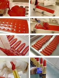 Besame Vintage Lipstick Being Made In The Factory Besame Cosmetics Blush Beauty Bar Vintage Cosmetics