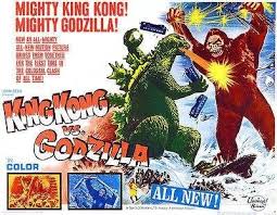 Godzilla king of the monsters poster 48x32 36x24 21x14 2019 movie print silk. Amazon Com King Kong Vs Godzilla 1962 Movie Poster Posters Prints