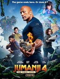 🎬 JUMANJI 4: FINAL LEVEL The epic saga reaches its jaw-dropping conclusion in Jumanji 4: The Final Level, reuniting Dwayne Johnson, Kevin Hart, Karen Gillan, and Jack Black for their most high-stakes