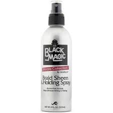 No need of hair color or henna now. Black Magic Braid Sheen Holding Spray