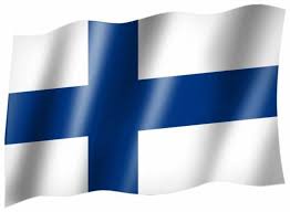 Suomen lippu , schwedisch : Fahne Finnland