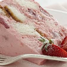 Angel Strawberry Bavarian Cake This Angel Strawberry Bavarian Cake Recipe Is A H Bavarian Recipes Angel Food Cake Mix Recipes Angel Strawberry Bavarian Recipe