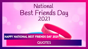Gradually the festival gained popularity and today friendship day is celebrated in large number of countries including india. Happy National Best Friends Day 2021 Heart Warming Quotes About Best Friends And Friendship Watch Videos From Latestly