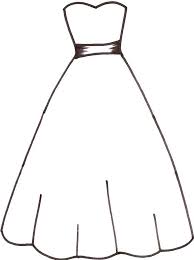 Coloring page based on a vintage fashion plate. Online Coloring Pages Dress Coloring Page Simple But Beautiful Dress Dress