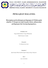 Beberapa fasilitas pelabuhan di daratan dipelajari dalam bab viii; Pdf Perkembangan Perdagangan Di Melaka Abad Ke 15 Tengku Ibrahim Helmi Academia Edu