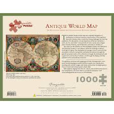 I was afraid that it was too watery and would ruin the puzzle. Antique World Map Puzzle 1 000 Pieces Getty Museum Store