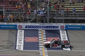 When is the nascar camping world truck series race? Chaotic Nascar Truck Series Regular Season Finale At Michigan International Speedway Sets Stage For Playoffs