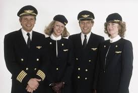 Sas Cockpit Cabin Crew Uniforms Designed By Calvin Kline 1983 Flight Attendant Flight Attendant Uniform Airline Uniforms