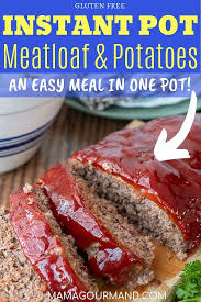 Instant Pot Meatloaf With Mashed Potatoes Recipe Instant Pot Recipes Meatloaf Gluten Free Instant Pot