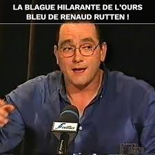 On te met au défi de ne pas rire avec la blague de Renaud Rutten sur l'ours  bleu ! 🤣