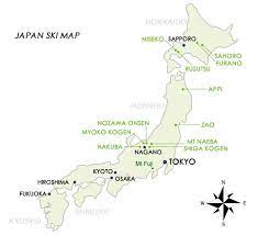The guide to the best ski resorts in the japan. Map Of Ski Resorts In Japan Japan Ski Fields
