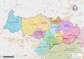 Les terrains sont, en général, représentés par une couleur selon leur âge. Liste Des Intercommunalites Du Val D Oise Wikipedia