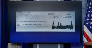 Trump calls for $2g stimulus checks for americans, gains support from aoc, pelosi, sanders as if 2020 hasn't delivered enough unexpected news, consider this: Report Trump Wants His Signature On Stimulus Checks Mother Jones