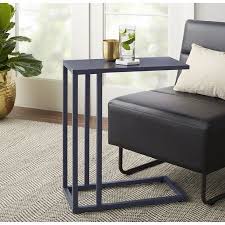 Mainstays Metal And Wood C Table Multiple Finishes Blue C Table Table Furniture