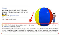 After we inflated it, my kid started to play with it and on the first couple of bounces, it got a hole in one of the seams. These Amazon Reviews For A 100 Giant Inflatable Ball Are Hilarious