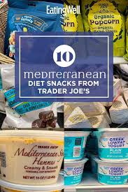 The 10 Best Mediterranean Diet Snacks From Trader Joe S In 2020 Mediterranean Diet Snacks Healthy Grocery Store Snacks Diet Snacks