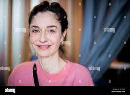 05 May 2022, Berlin: Anne Werner, actress, participates in the Green Actors  Lounge 2022. Photo: Christoph Soeder/dpa Stock Photo