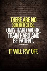 There Are No Shortcuts Only Hard Work Train Hard And Be Patient It Will Pay Off Trainharder Be Gym Quote Gym Motivation Quotes Women Fitness Motivation